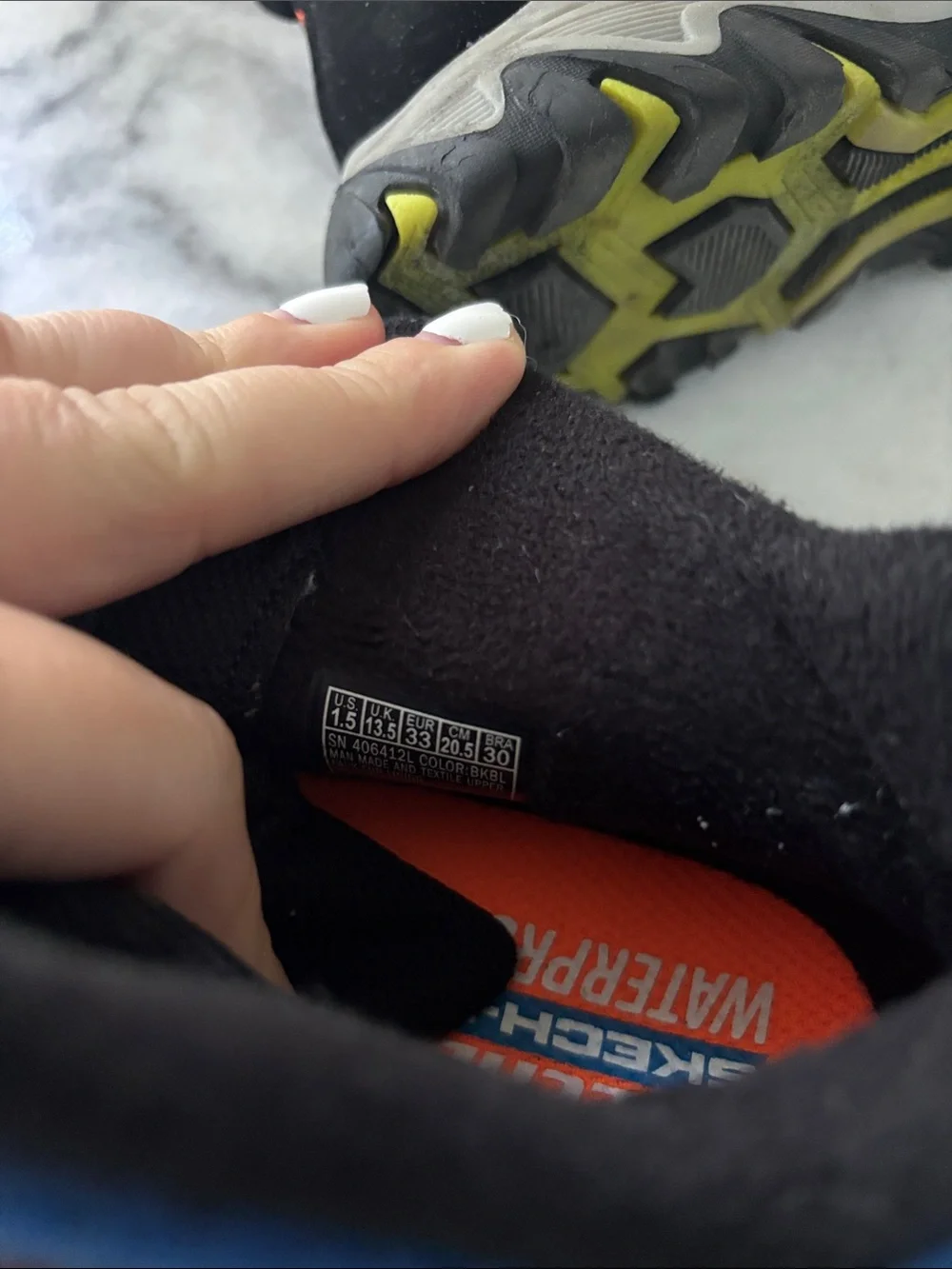 Skechers waterproof kids